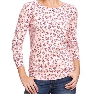 Old Navy Anchor Crew Neck Pullover Sweater